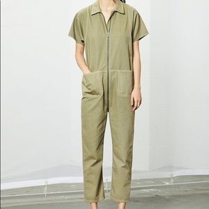 Rachel Comey Barry Jumpsuit - Khaki Green sz 4